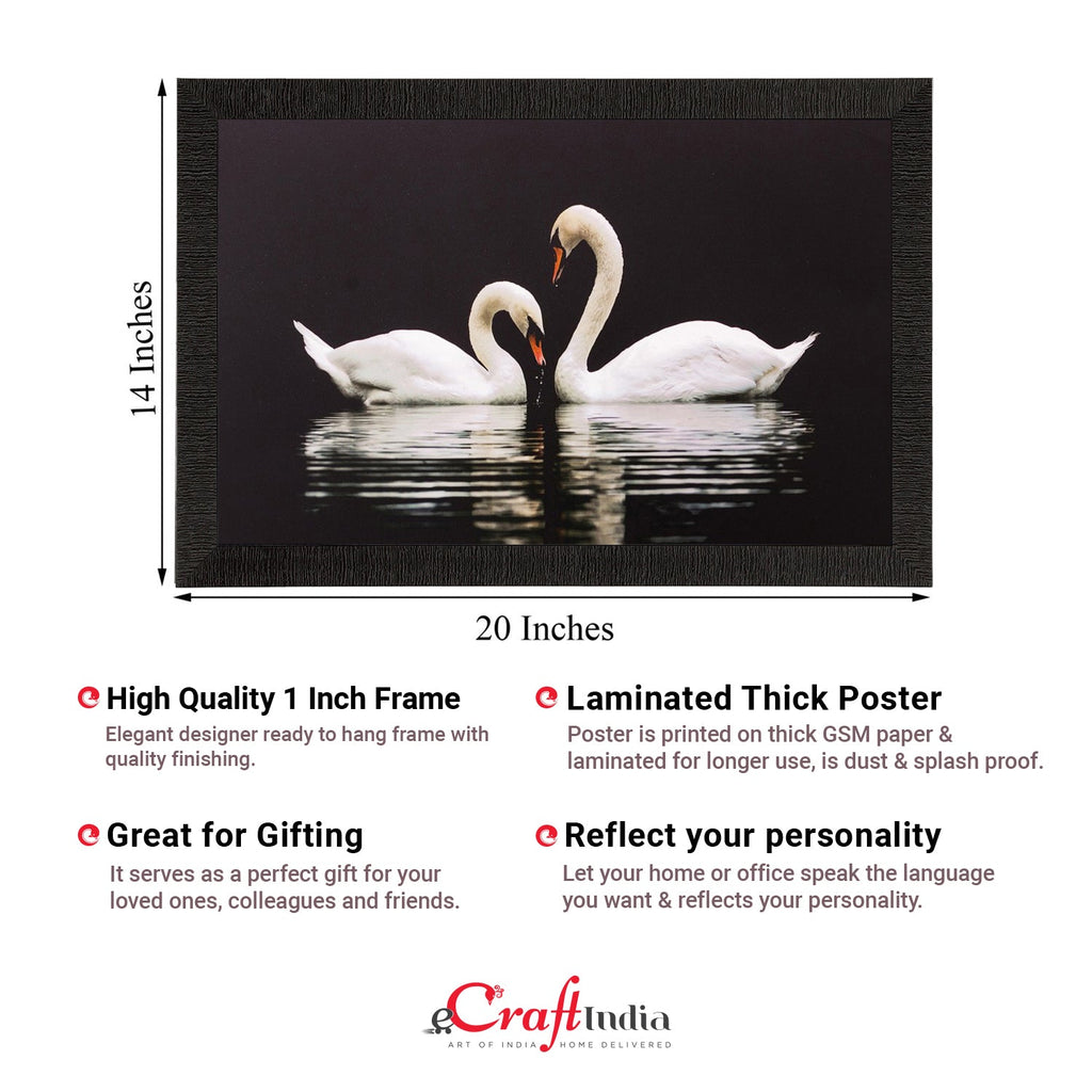 Lovely Ducks Matt Textured UV Art Painting Kafalo