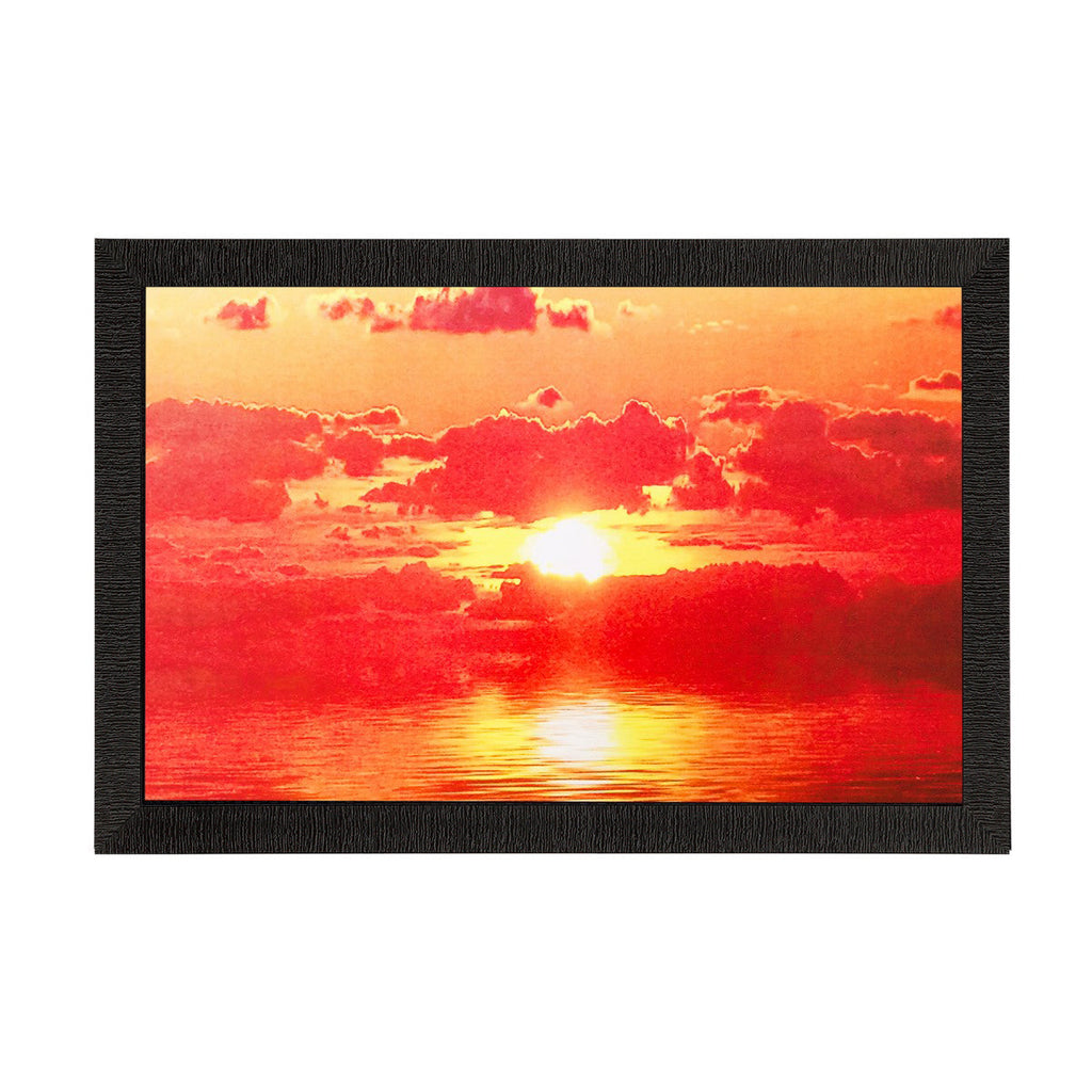 Sunset View Matt Textured UV Art Painting Kafalo