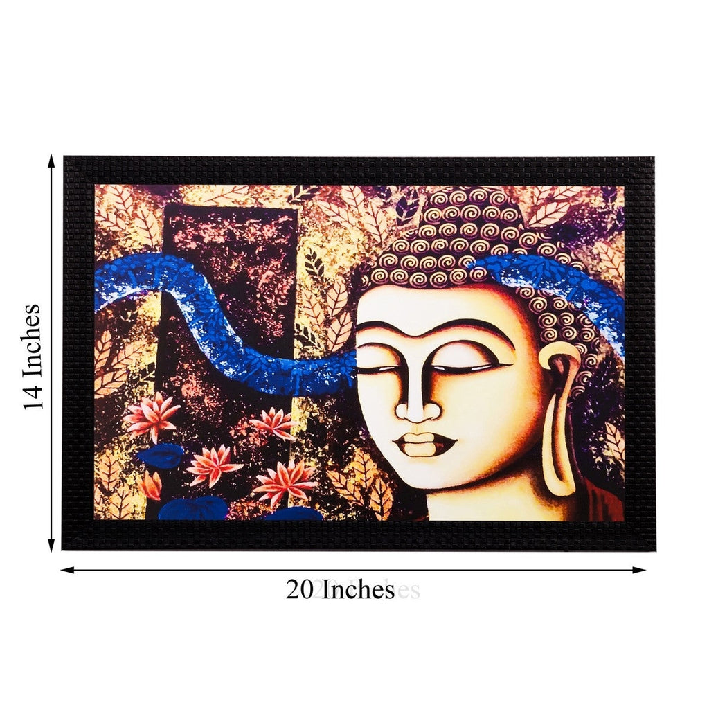 Spiritual Buddha Matt Textured UV Art Painting Kafalo