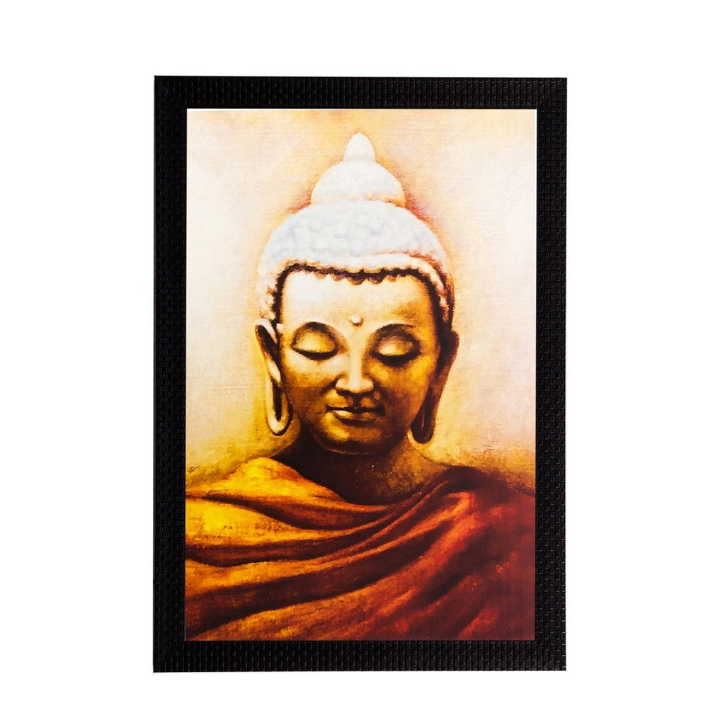 Enlightening Lord Buddha Matt Textured UV Art Painting Kafalo