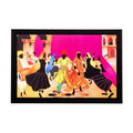 Dancing Group View Matt Textured UV Art Painting Kafalo