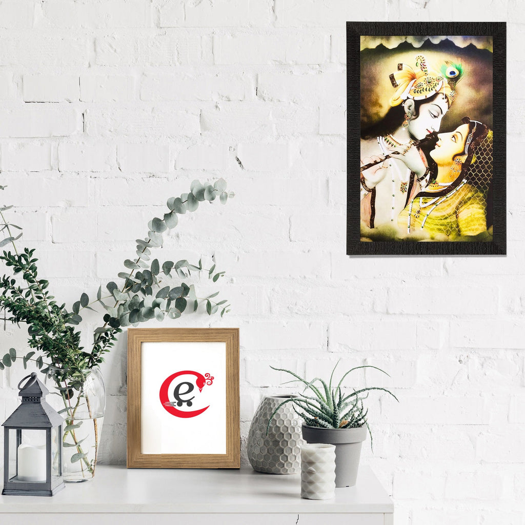 Radha Krishna Painting Digital Printed Religious Wall Art Kafalo