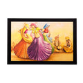 Dancing Village Women Matt Textured UV Art Painting Kafalo