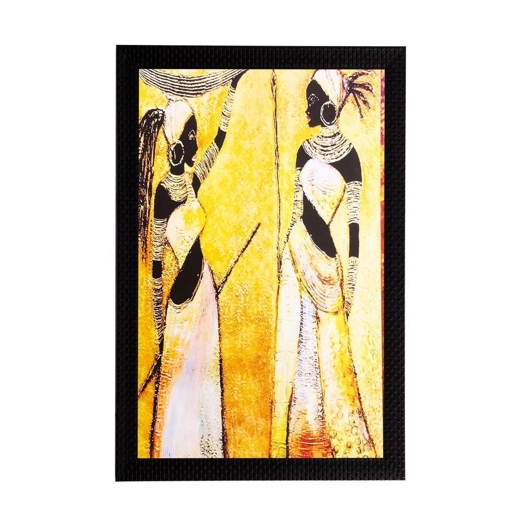 Tribal Girls Matt Textured UV Art Painting Kafalo
