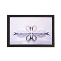 Loving Swans Matt Textured UV Art Painting Kafalo