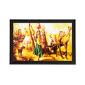 Village Ladies Matt Textured UV Art Painting Kafalo
