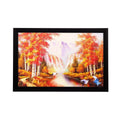 Fall Season View Matt Textured UV Art Painting Kafalo