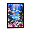 Underwater Sea View Matt Textured UV Art Painting Kafalo
