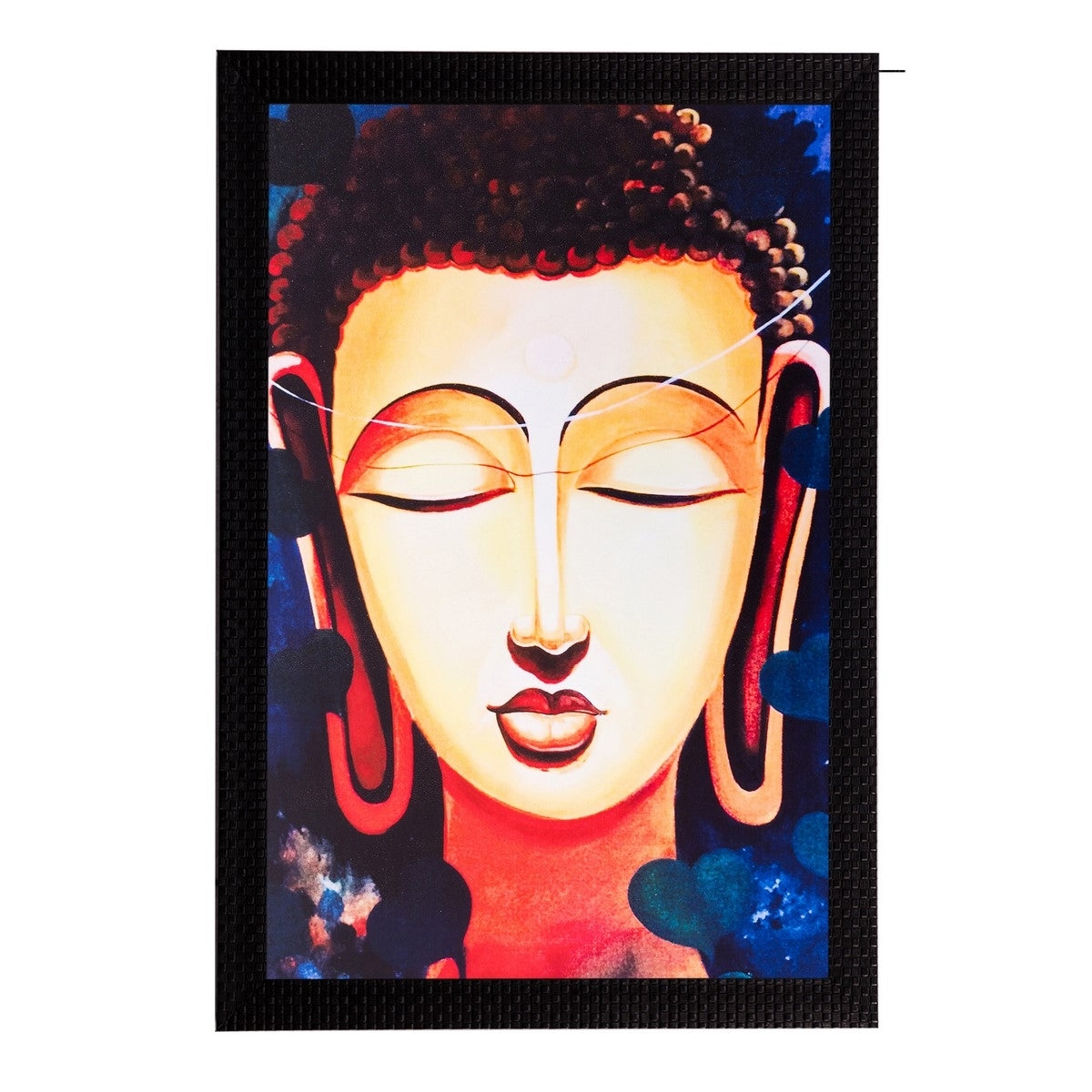 Lord Buddha Matt Textured UV Art Painting Kafalo