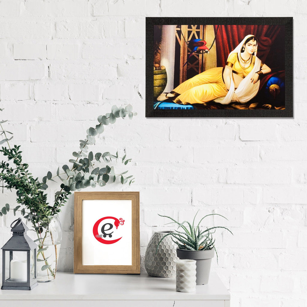 Pretty Woman Matt Textured UV Art Painting Kafalo