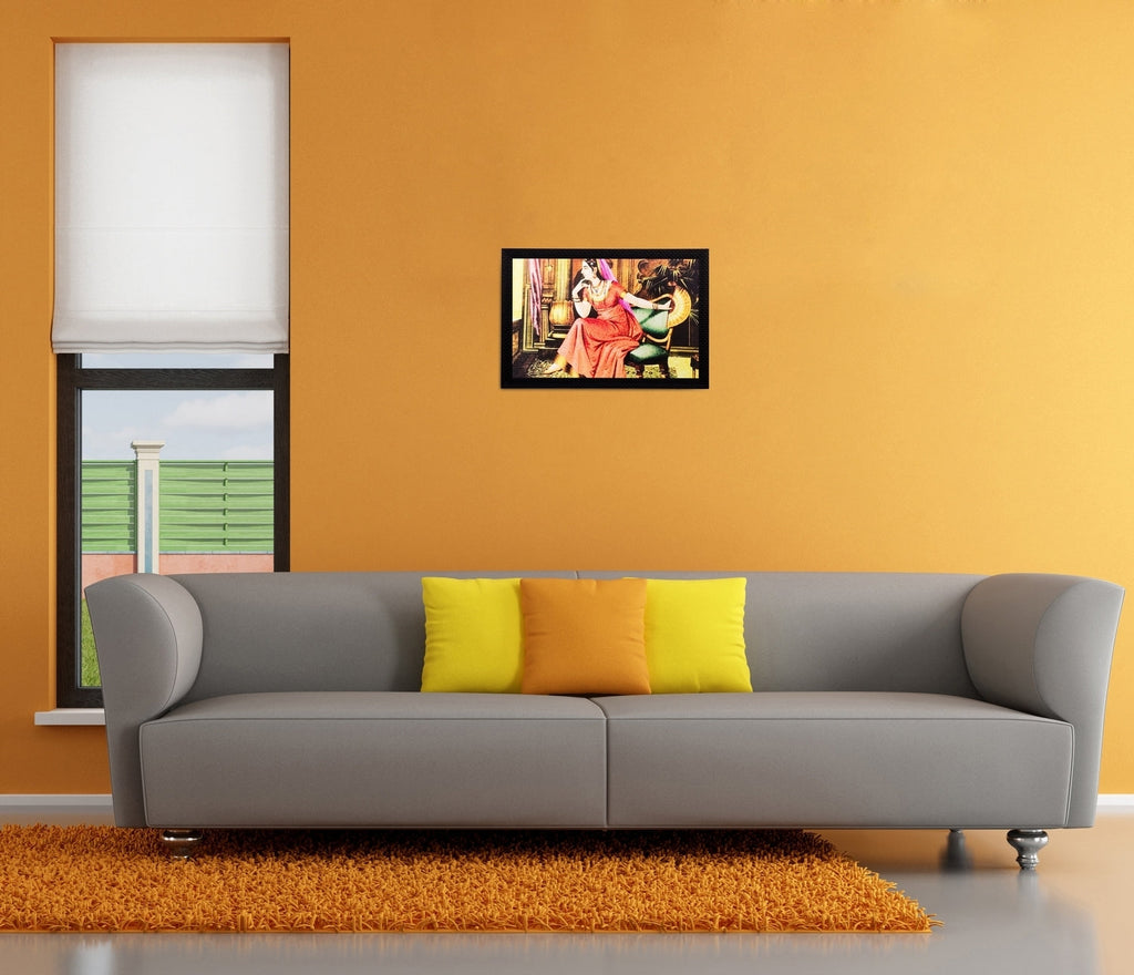 Resting Lady Matt Textured UV Art Painting Kafalo