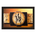 Abstract Tribal People Matt Textured UV Art Painting Kafalo