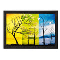 Abstract Trees Still Matt Textured UV Art Painting Kafalo