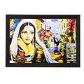 Thinking Woman Matt Textured UV Art Painting Kafalo