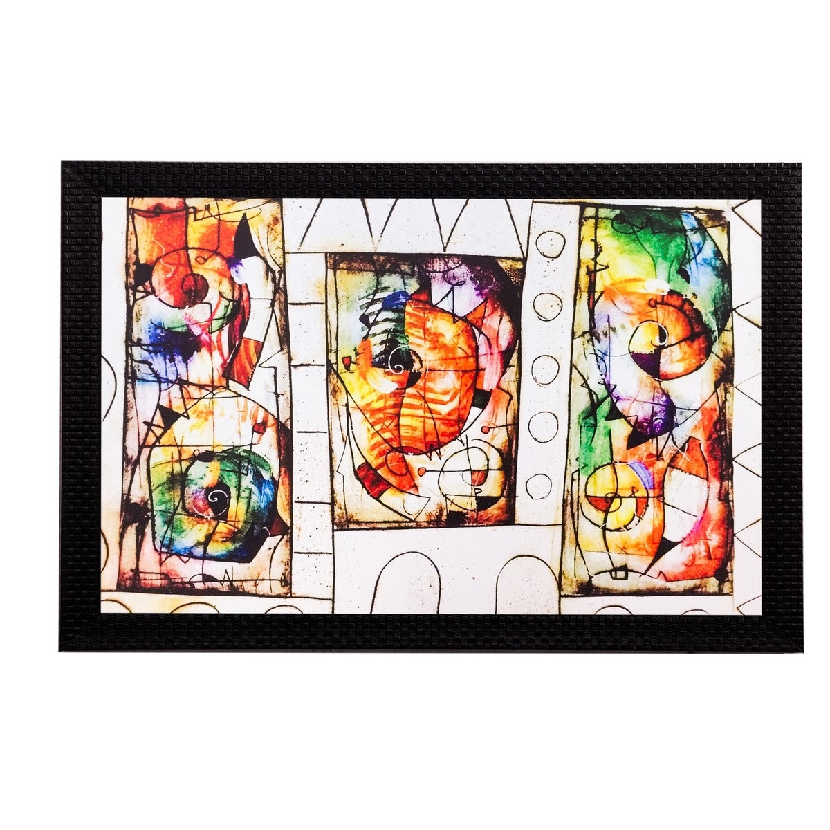 Abstract Matt Textured UV Art Painting Kafalo
