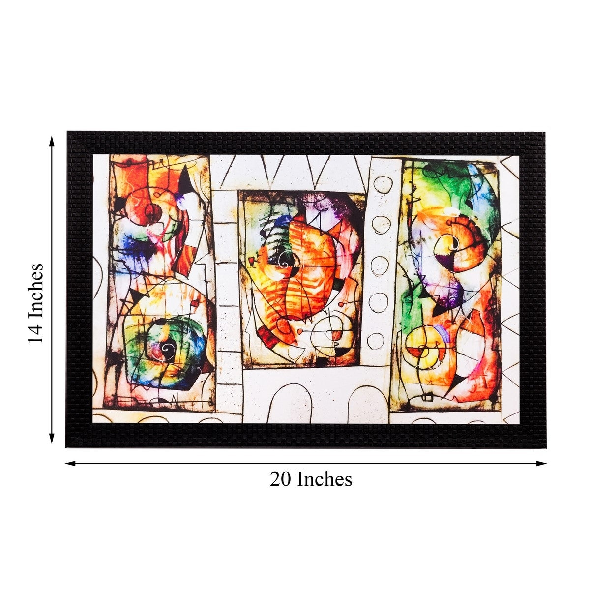 Abstract Matt Textured UV Art Painting Kafalo