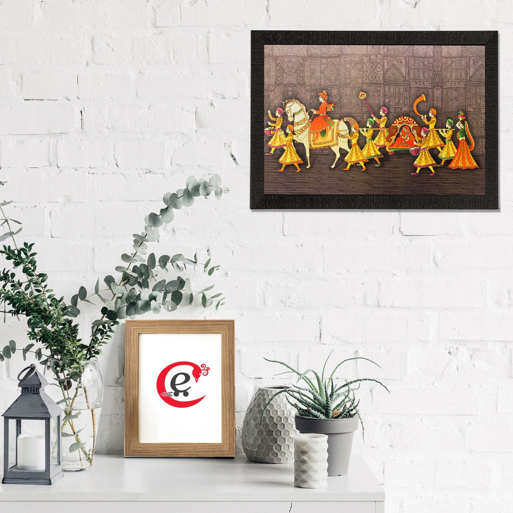 Marriage View Matt Textured UV Art Painting Kafalo