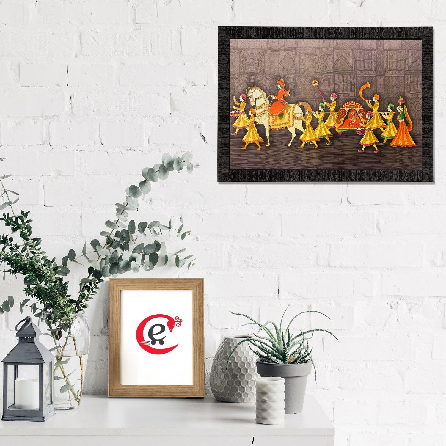 Marriage View Matt Textured UV Art Painting Kafalo