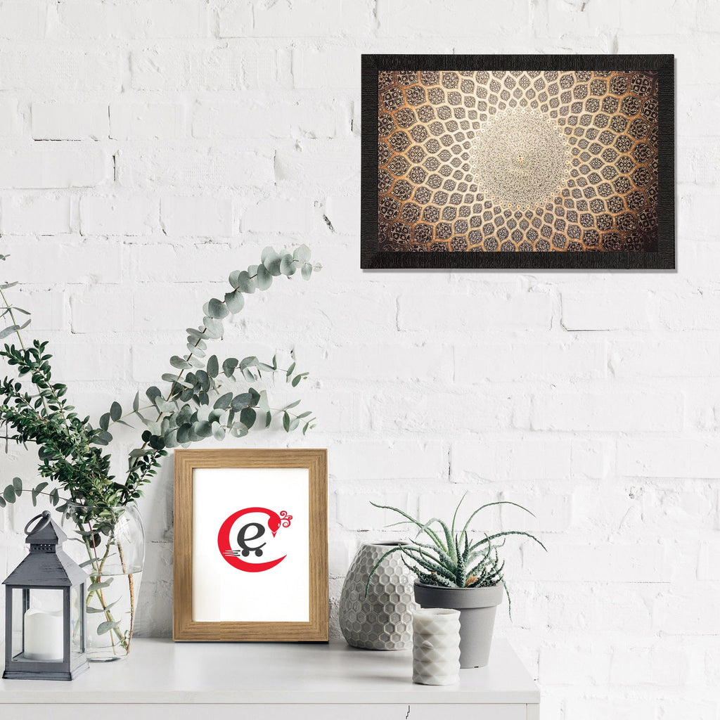 Geometric Design Matt Textured UV Art Painting Kafalo