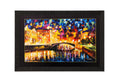 Colorful Bridge View Matt Textured UV Art Painting Kafalo