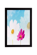 Pink & White Flower Matt Textured UV Art Painting Kafalo