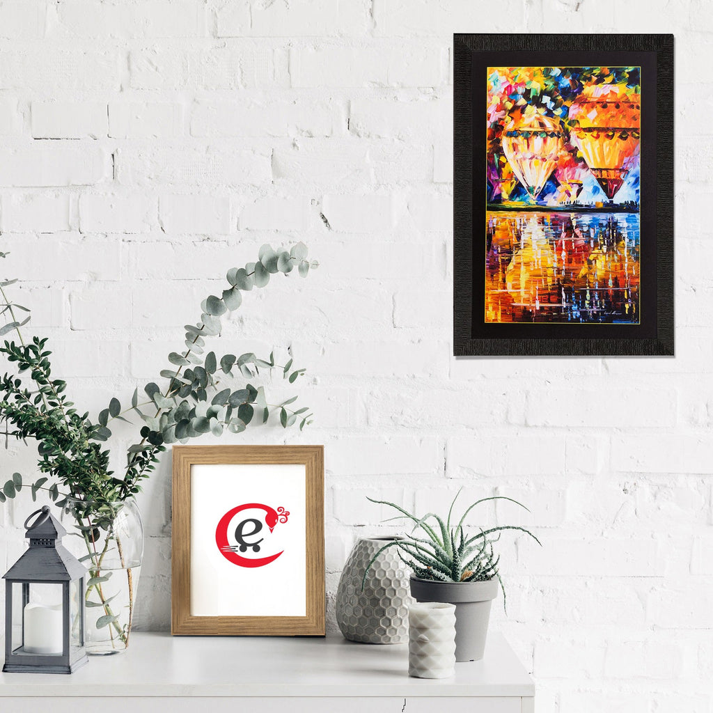 Colorful Balloon Matt Textured UV Art Painting Kafalo