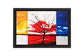 Abstract Colorful Tree Matt Textured UV Art Painting Kafalo