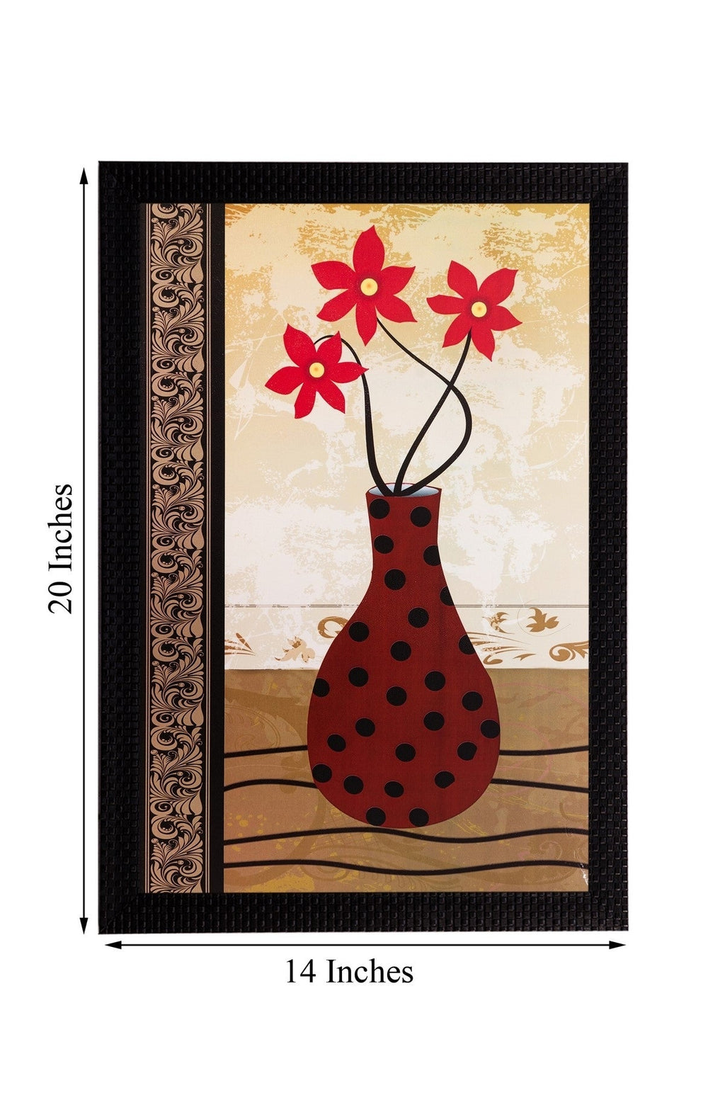 Botanical Matt Textured UV Art Painting Kafalo