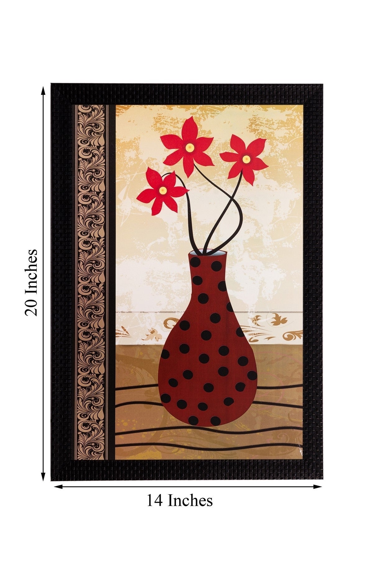 Botanical Matt Textured UV Art Painting Kafalo