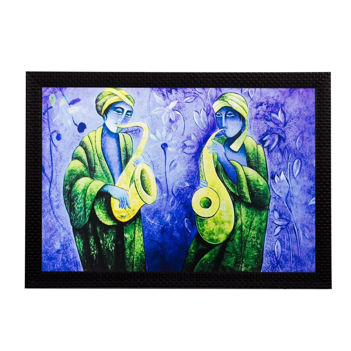 Man playing Trumpet Matt Textured UV Art Painting Kafalo