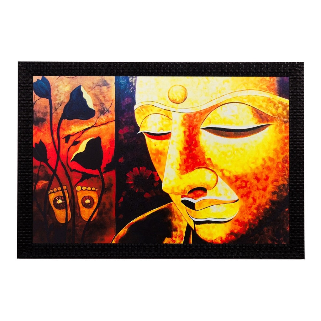 Lord Buddha Matt Textured UV Art Painting Kafalo