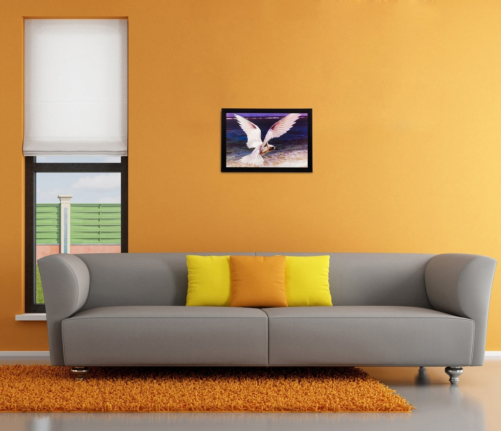 Flying Bird Matt Textured UV Art Painting Kafalo