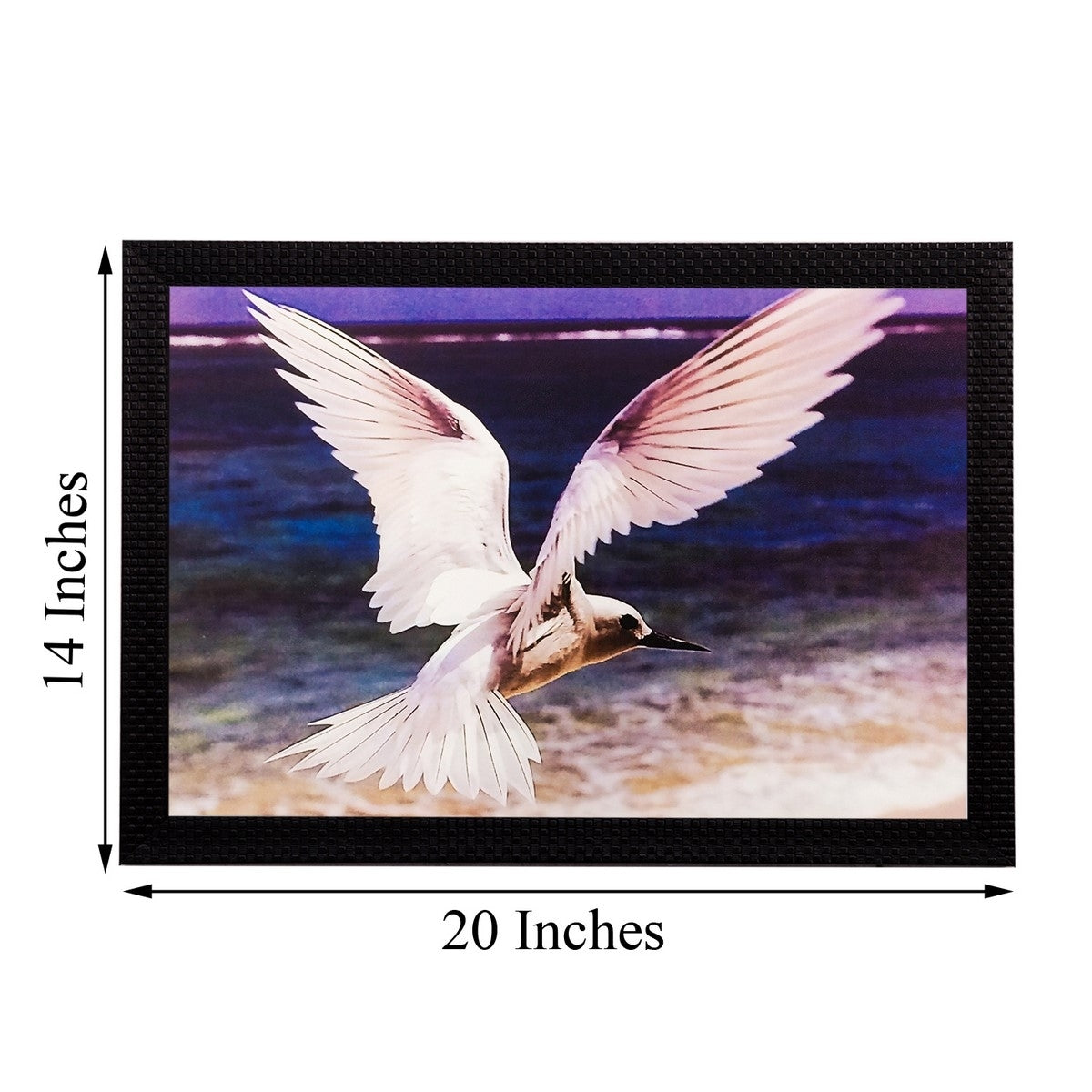 Flying Bird Matt Textured UV Art Painting Kafalo