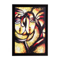 Abstract Faces Matt Textured UV Art Painting Kafalo