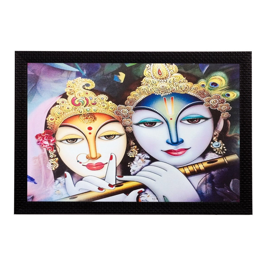 Radha Krishna Matt Textured UV Art Painting Kafalo