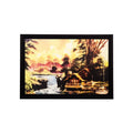 Village Scenery Matt Textured UV Art Painting Kafalo