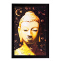 Spiritual Lord Buddha Matt Textured UV Art Painting Kafalo