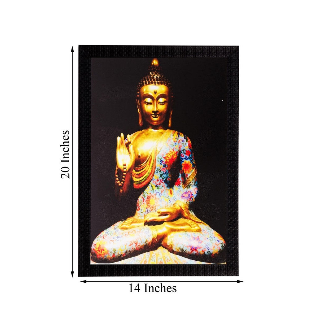 Spiritual Buddha Matt Textured UV Art Painting Kafalo