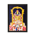 Hindu God Tirupati Balaji Painting Digital Printed Religious Wall Art Kafalo