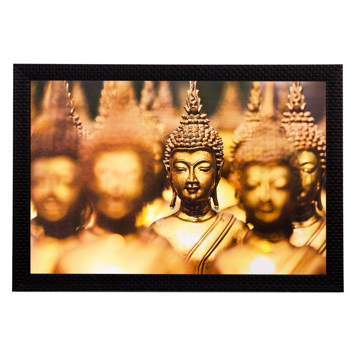 Lord Buddha Matt Textured UV Art Painting Kafalo