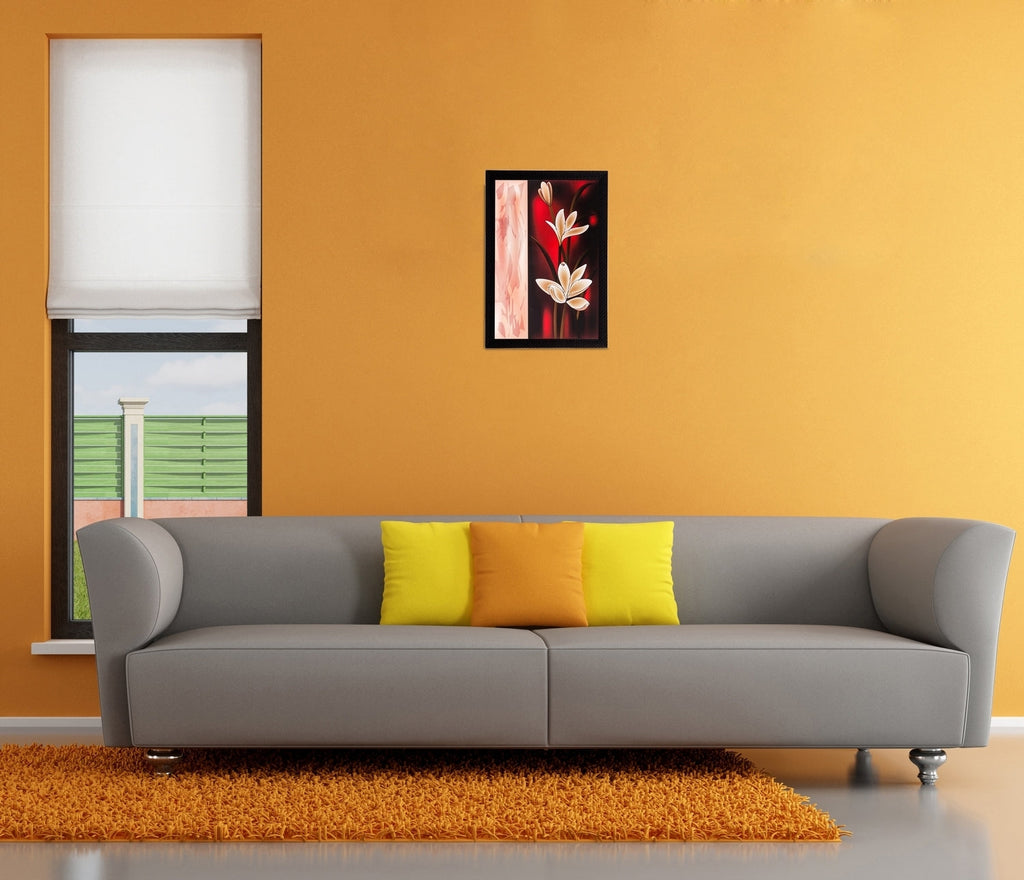 Floral Matt Textured UV Art Painting Kafalo
