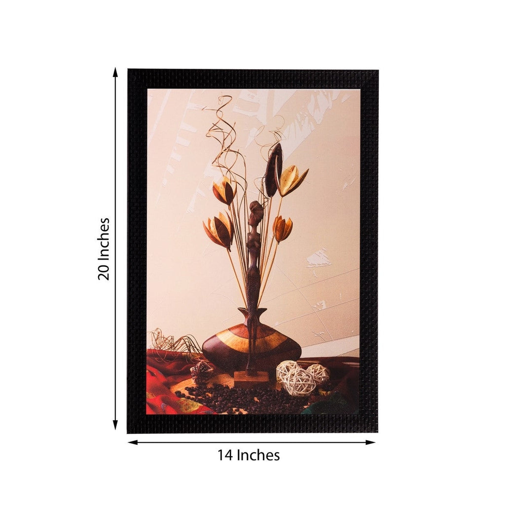 Vase and Stem Matt Textured UV Art Painting Kafalo