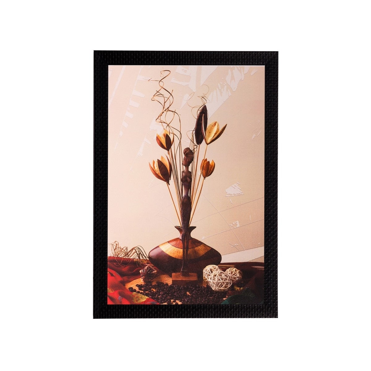 Vase and Stem Matt Textured UV Art Painting Kafalo