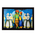 Radha Krishna Matt Textured UV Art Painting Kafalo
