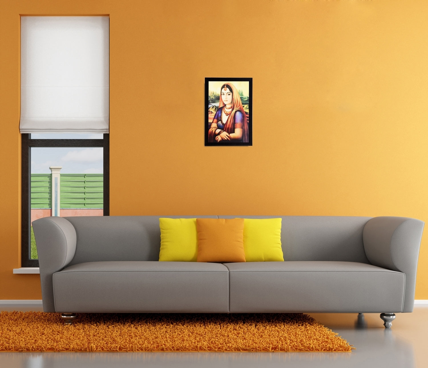 Pretty Lady Matt Textured UV Art Painting Kafalo