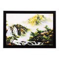 Waterfall View Matt Textured UV Art Painting Kafalo