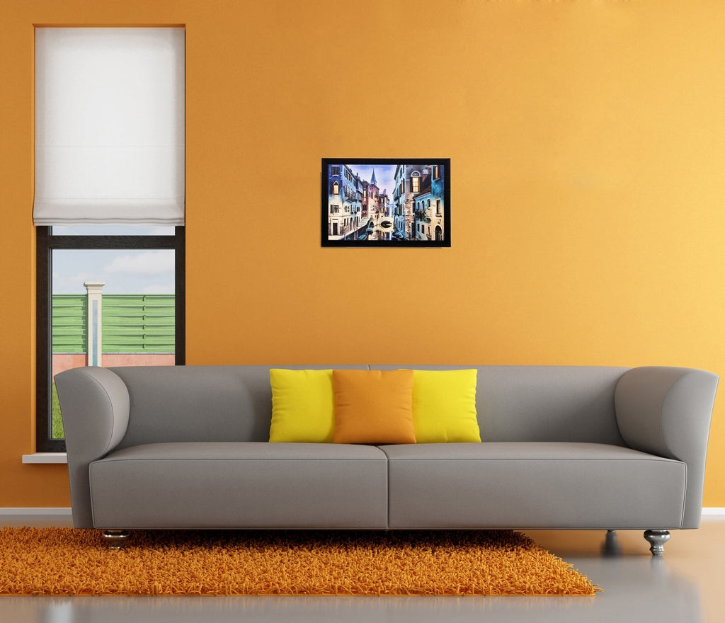 City View Matt Textured UV Art Painting Kafalo