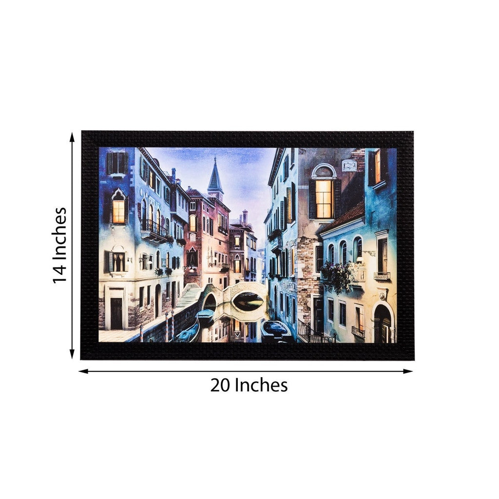 City View Matt Textured UV Art Painting Kafalo