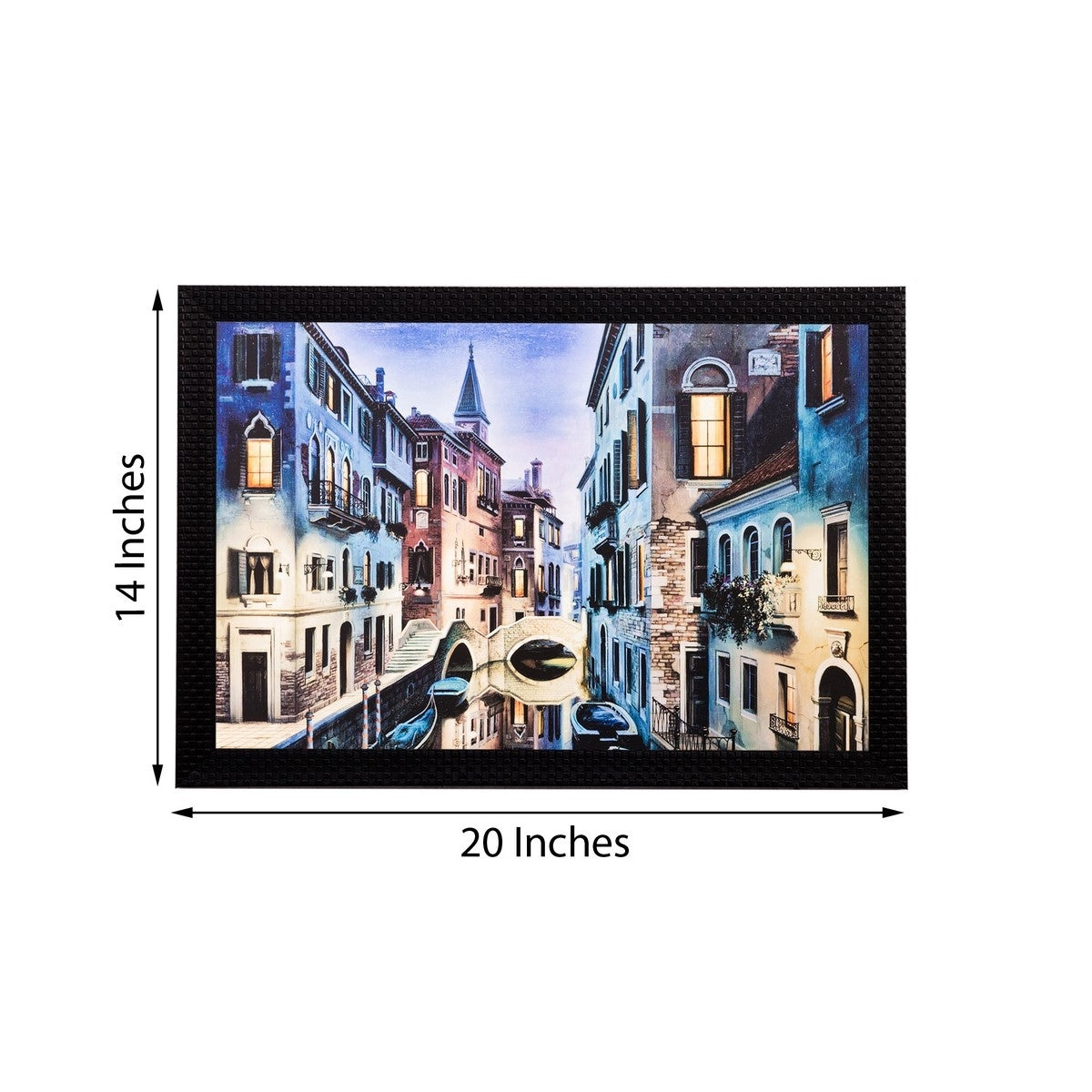 City View Matt Textured UV Art Painting Kafalo