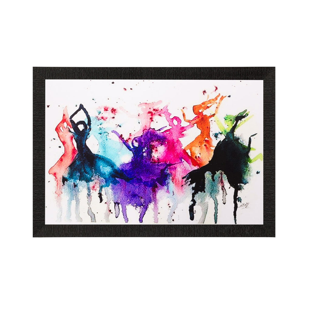 Abstract Colorful Women Matt Textured UV Art Painting Kafalo
